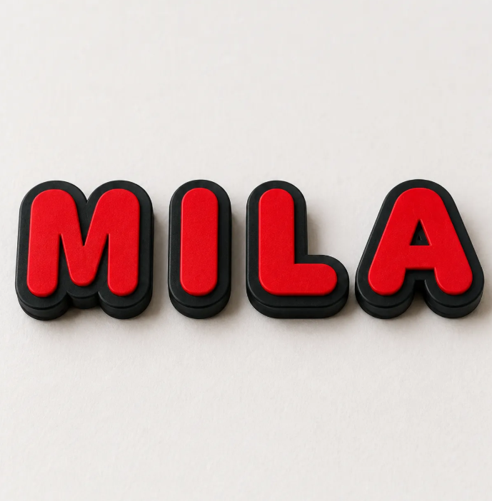 Personalisierte 3D Buchstaben | Zweifarbiger Wunschbuchstabe A–Z | Namensdeko, Bild 1 von 3